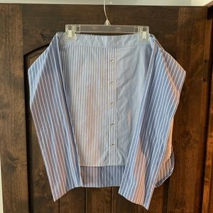 Bar III Strapless Top with front ties - size M
